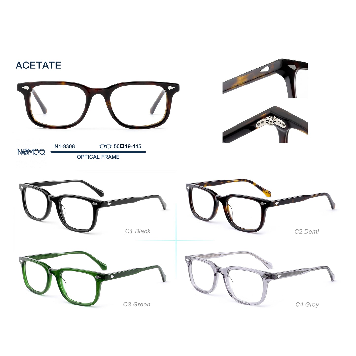 Acetate Optical Frame N1-9308